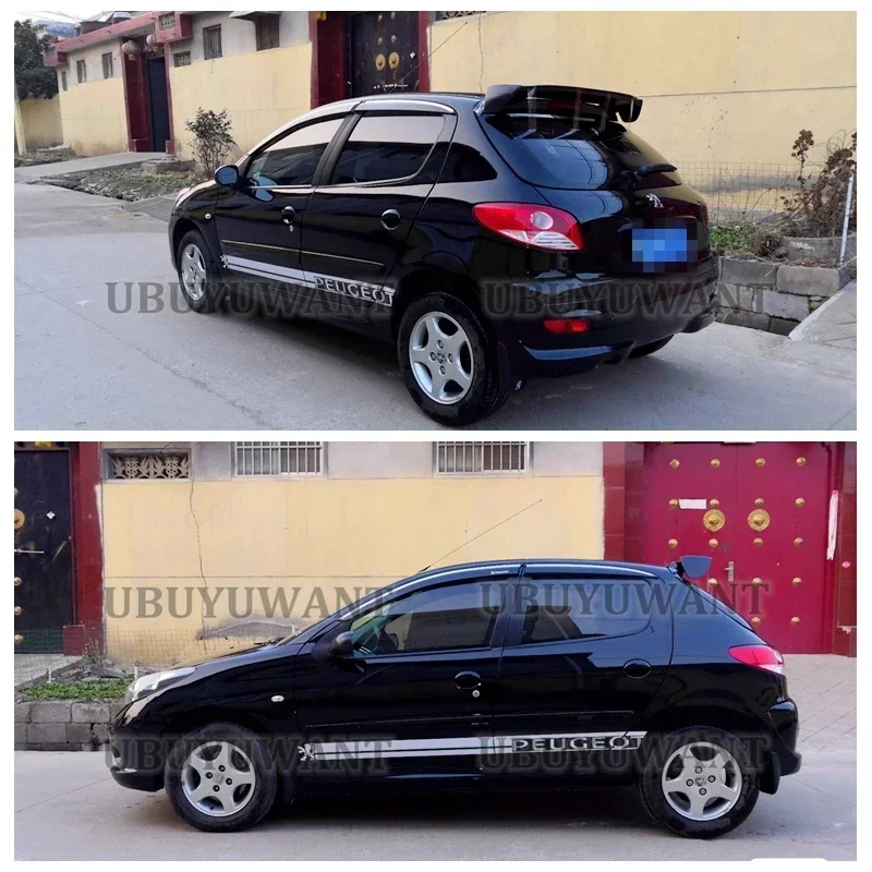 UBUYUWANT для Peugeot 206 RC 207 208 308 спойлер из АБС-пластика задний на крышу крыло багажника