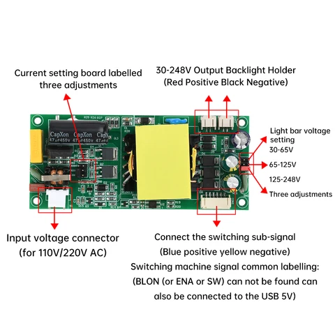 Драйвер платы LCD Aideepen 42-70 дюймов