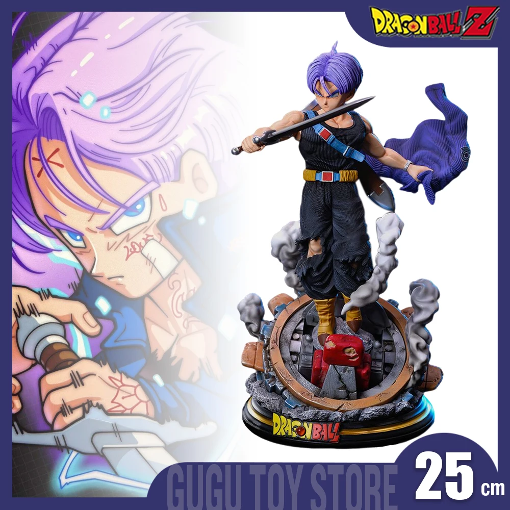 

Dragon Ball Z Figures Future Trunks Anime Figures Gk Trunks Figurine 25cm Pvc Statue Model Doll Collectible Room Decoration Toys