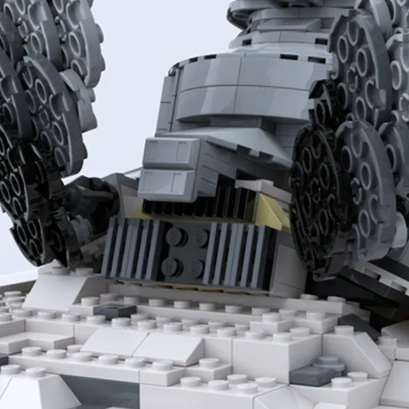 Фото Популярный конструктор Star Movie Model Moc: Модульные блоки Snowspeeder Escape Technology, подарки, рождественские игрушки, наборы для самостоятельной сборки №2