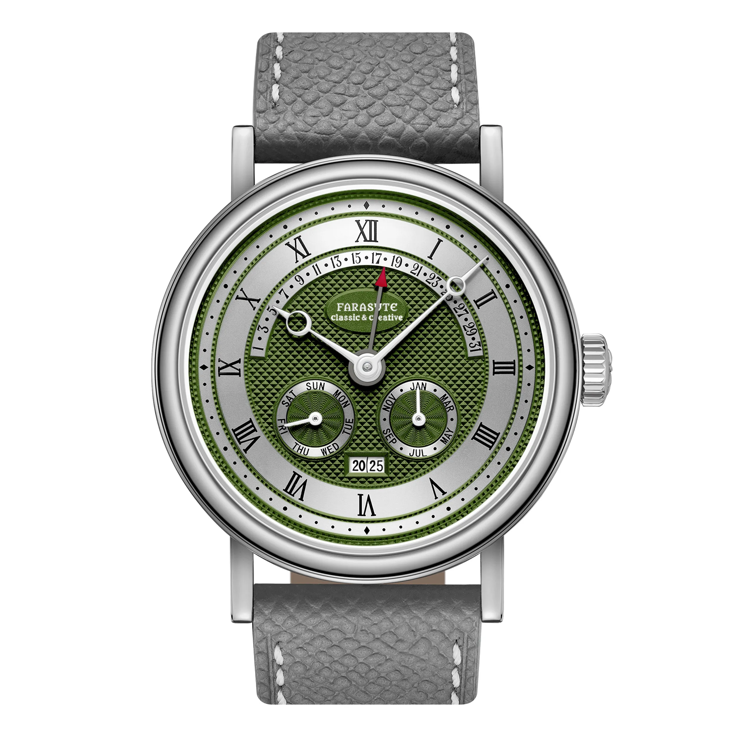 Механические мужские часы Magic City Watch Store с годовым календарем, легкие, роскошные, для бизнеса и отдыха (art.: 3920db7cbf916) - 3920db7cbf916
