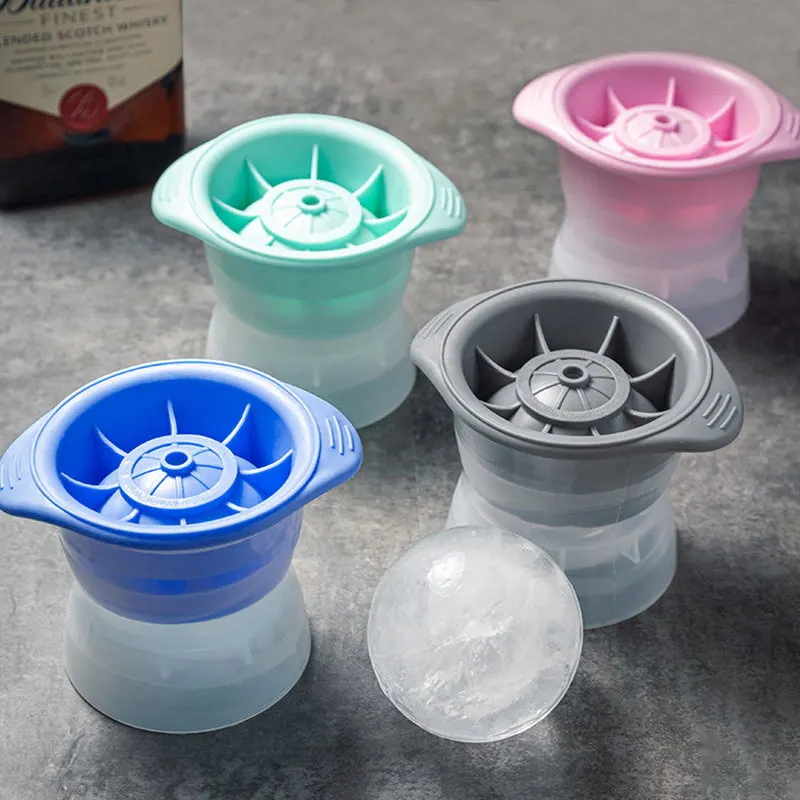 

Silicone Sphere Ice Cube Mold Kitchen Stackable Slow Melting DIY Ice Ball Round Jelly Making Mould For Cocktail Whiskey Drink