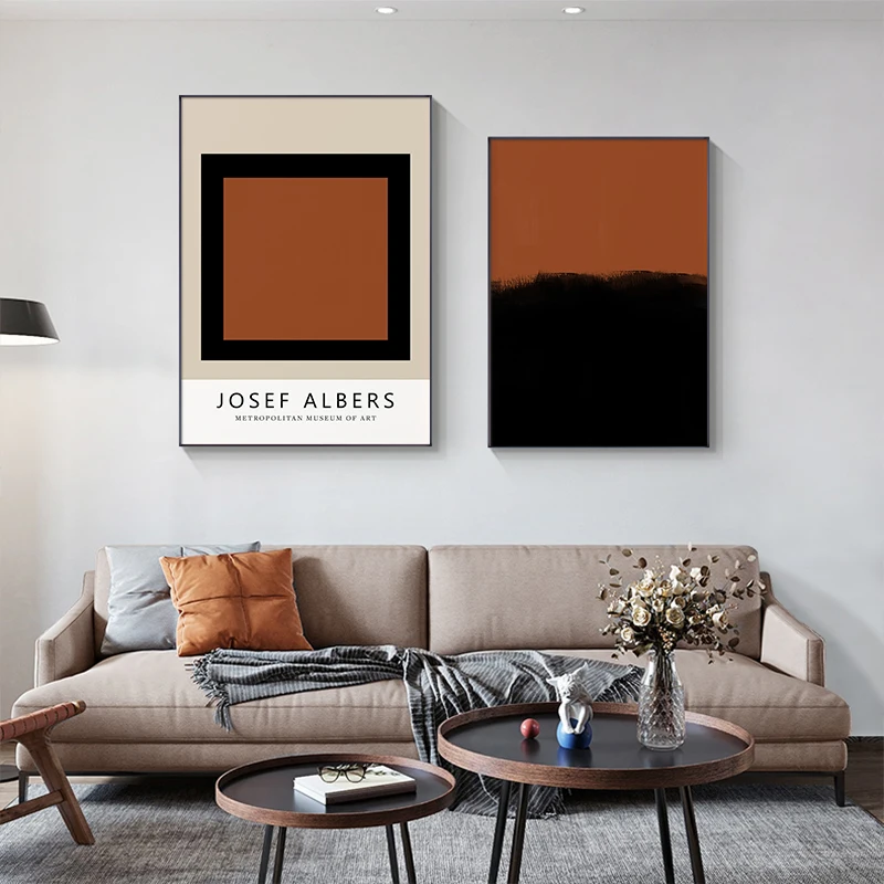 Плакаты минималистичных цветов линия художественные картины на холсте