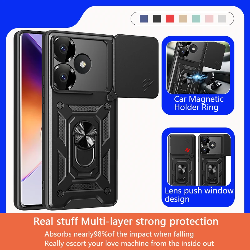 Чехол для Xiaomi Poco F6 5G противоударные чехлы телефонов Poko Little F 6 PocoF6 F6poco магнитное