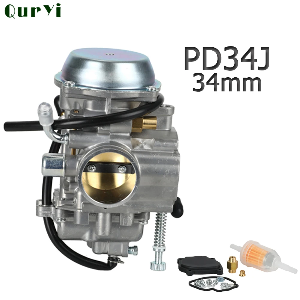 Карбюратор PD34J 34 мм для Polaris Sportsman 300 335 400 450 500 600 700 MV7 4x4 ATV Quad UTV, детали для вездехода, КАРБЮРАТОР