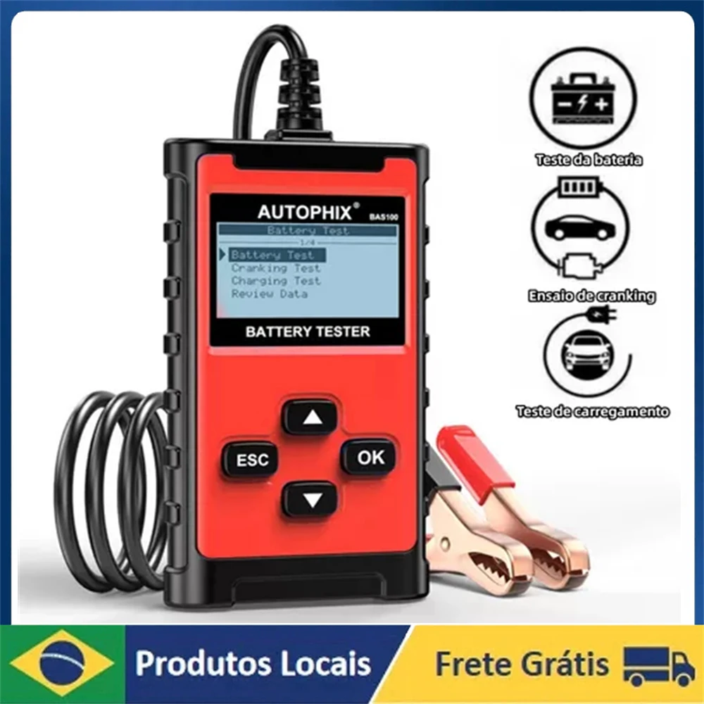 

Autophix BAS100 Car Engine Tester 12V24V Battery Tester is Suitable For All Car Models Toyota Hyundai HB20