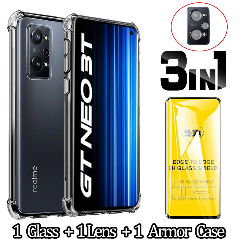 

capa,shockproof case for realme gt neo 3t silicon cover realme gt neo 3 neo2 neo3 bumper case realmi gt neo 3t neo 2t screen protector realme gt neo3t accesorios realme gt neo 3 t ring case