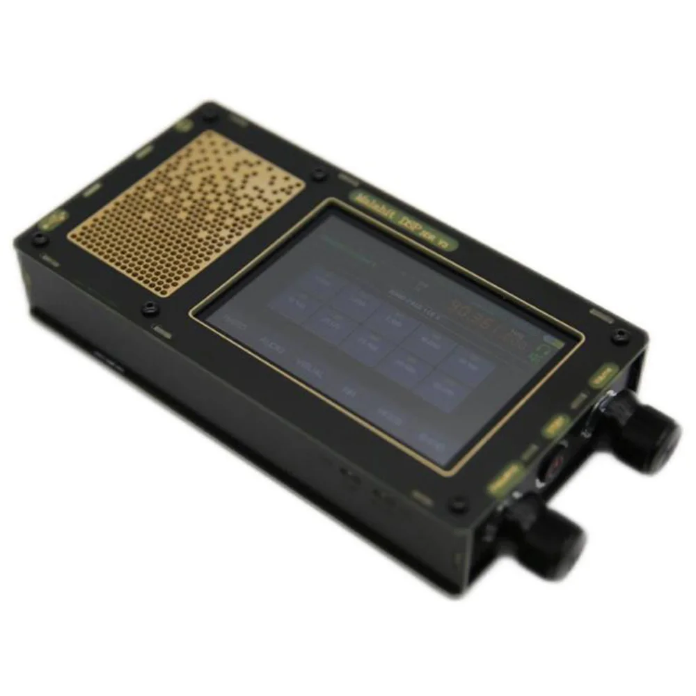 HFDY V3 Enhanced Version 1.10D Malachite SDR Receiver Radio 50KHz-2GHz V1.10D DSP SDR Receiver With Code Support Two Antenna