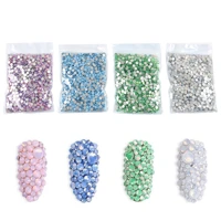 peridot opal pink white opal non hot fix rhinestones crystal nail accessoires strass stone for diy 3d nails art wedding glitters