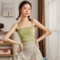 2022 spring summer tank tops women sleeveless ladies vest singlets camisole ladies solid color sleeveless camis casual vest