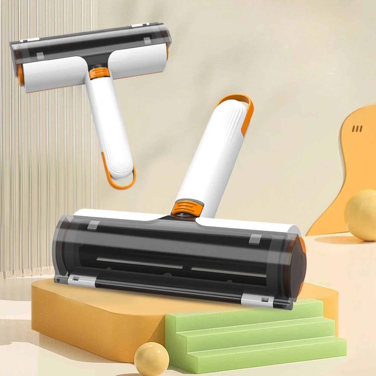 Щетка для удаления шерсти домашних животных двухсторонний электростатический