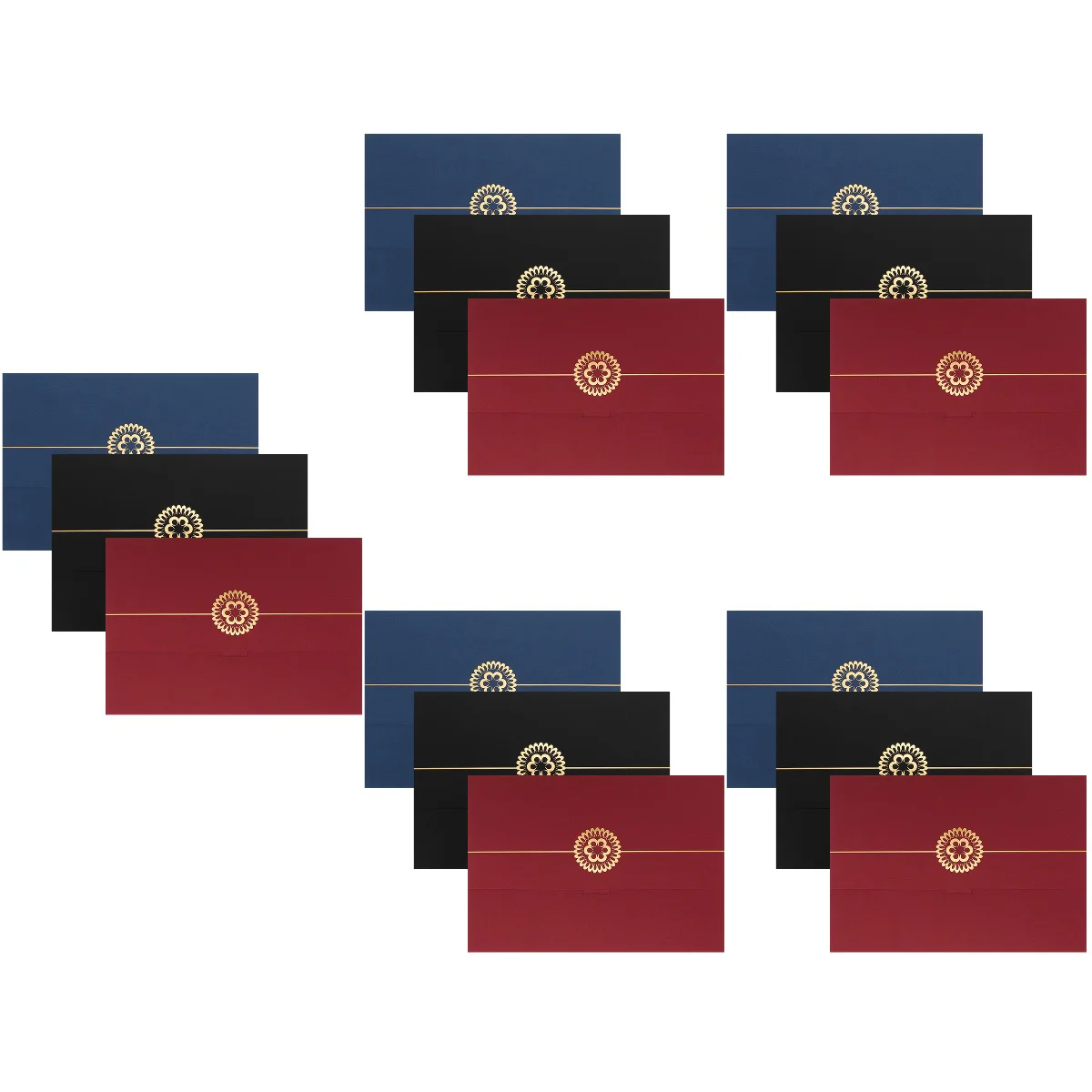 

15 Pcs Safe Premium Paper Portable Certificate Holder Certificate Covers Graduation Diploma Cover for Protection