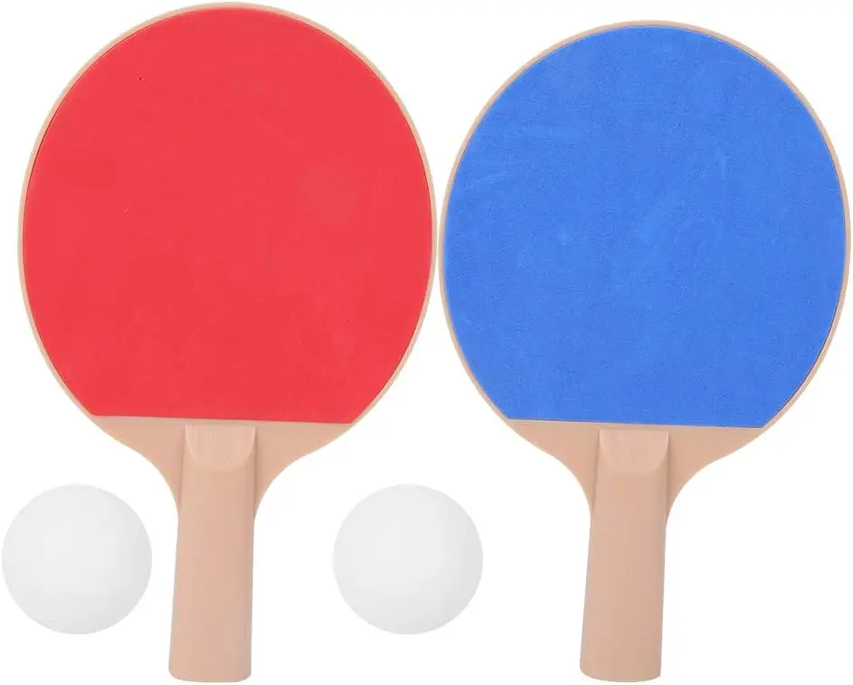 

Raquete de tênis de mesa infantil, raquete de plástico com elasticidade para crianças, kit de tacos de tênis de mesa para es
