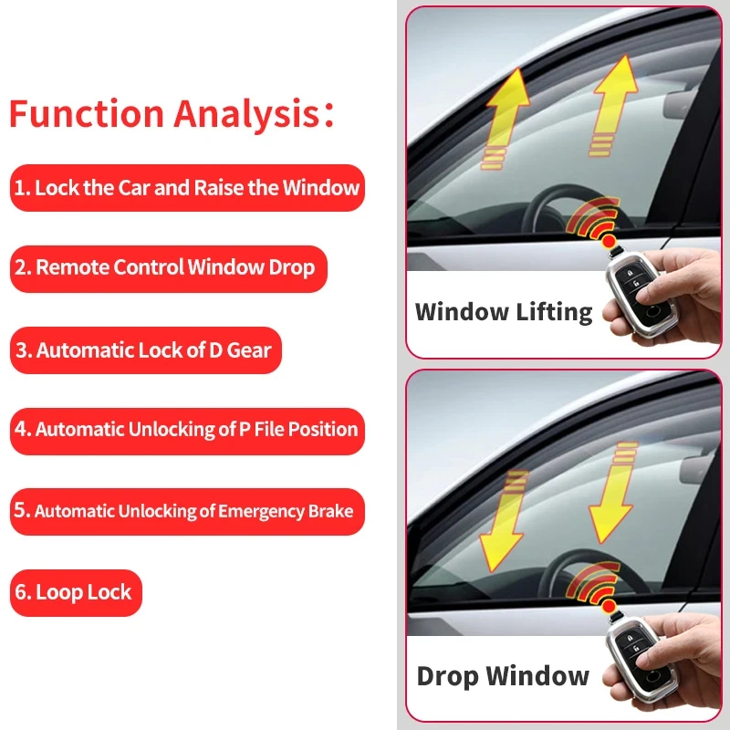 Автоматическое закрытое окно + Блокировка двери OBD модуль для Toyota Land Cruiser 150 LC150