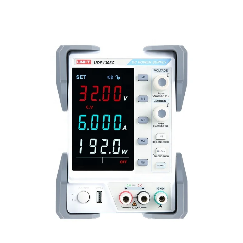 

UNI T UDP1306C 32V 6A LED Display Adjustable Switching Regulator Industrial Linear DC Power 110v - 230v