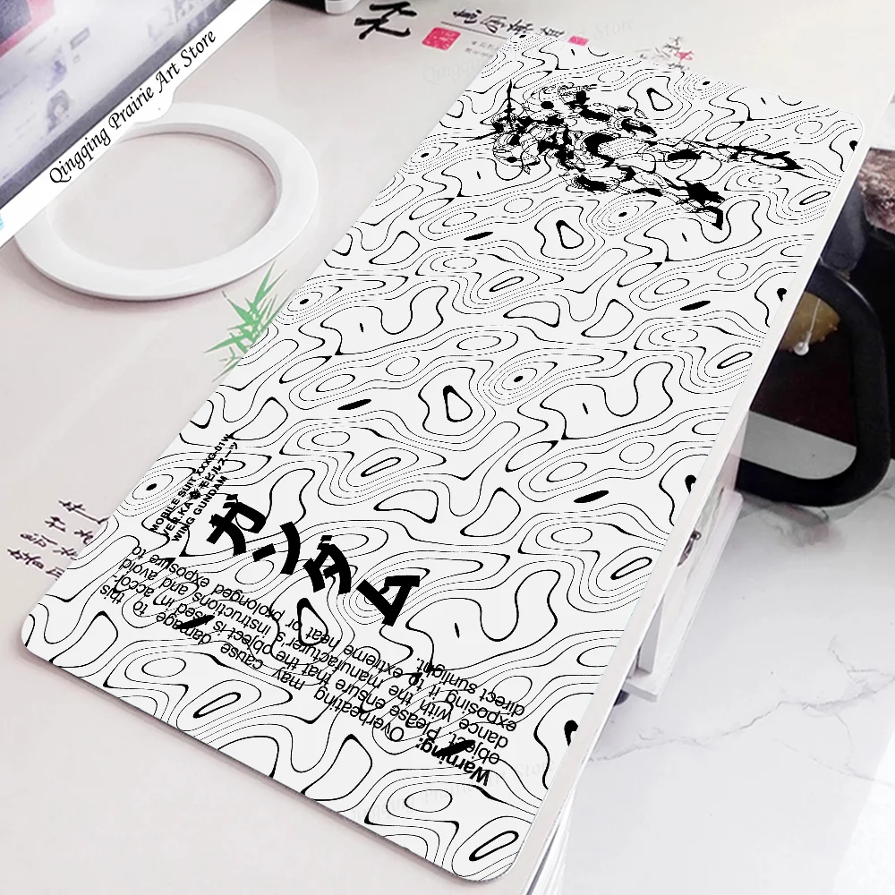 Черный и белый коврик для мыши M-Mobile Suit G-Gundam Настольный с ковриком игровые