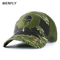 skull camouflage military baseball cap tabby fisherman hat browning tactical hunting caps for men tiger stripes army summer hat
