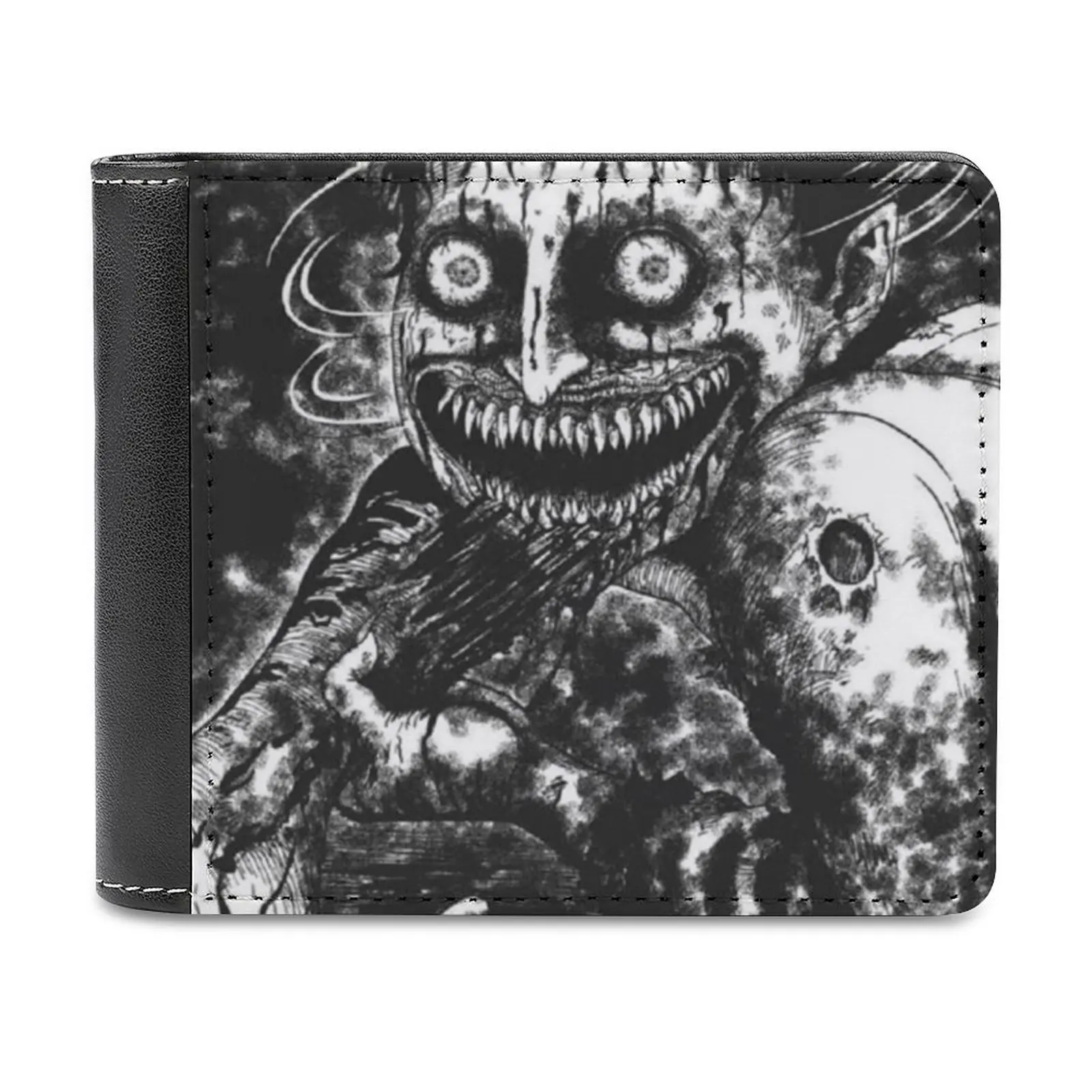 

Secret Of The Haunted House Business Men Wallets Small Money Purses New Design Dollar Price Top Wallet Horror Manga Shojo