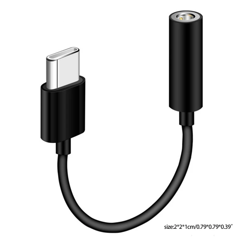 Переходник с USB Type C на гнездо 3 5 мм вспомогательный ключ кабель шнур разъем для