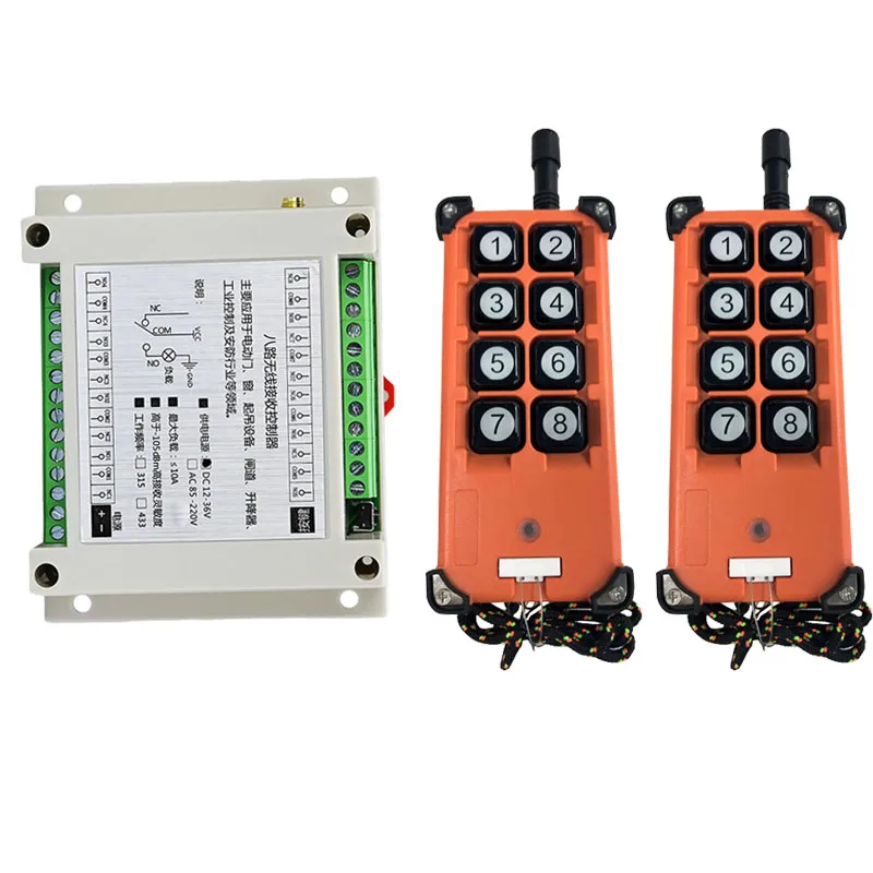 3000 м DC12V 24V 8-канальный радиоконтроллер RF беспроводной пульт дистанционного