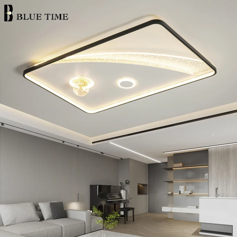 

New Simple LED Ceiling Lights for Living Room Bedroom Study Dining Room Kitchen Ceiling Lamp Home Indoor Decor Lighting Fixtures