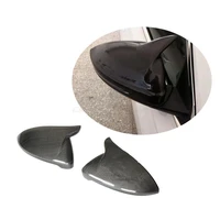 carbon fiber rear side view mirror cover for volkswagen gti golf 7 mk7 7 5 r m style