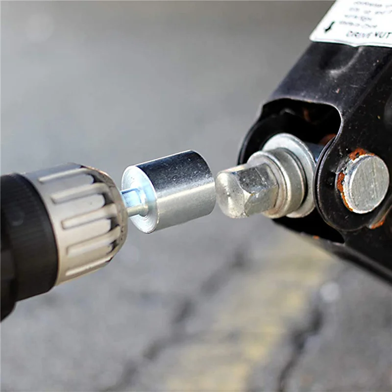 

Car Jack Accessories Chrome Vanadium Steel Scissor Jack Sleeve Drill Hex Drive Jack Plug-in Drill Adapter