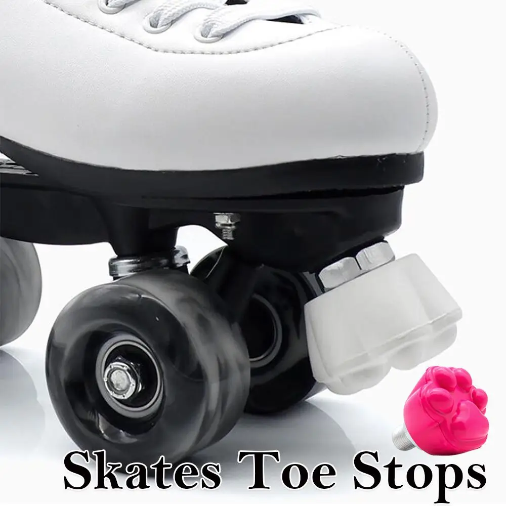 

Accessories Roller Skates Quad Skate Toe Stops With Bolts Roller Skate Stoppers Skates Toe Stopper Rubber Compound