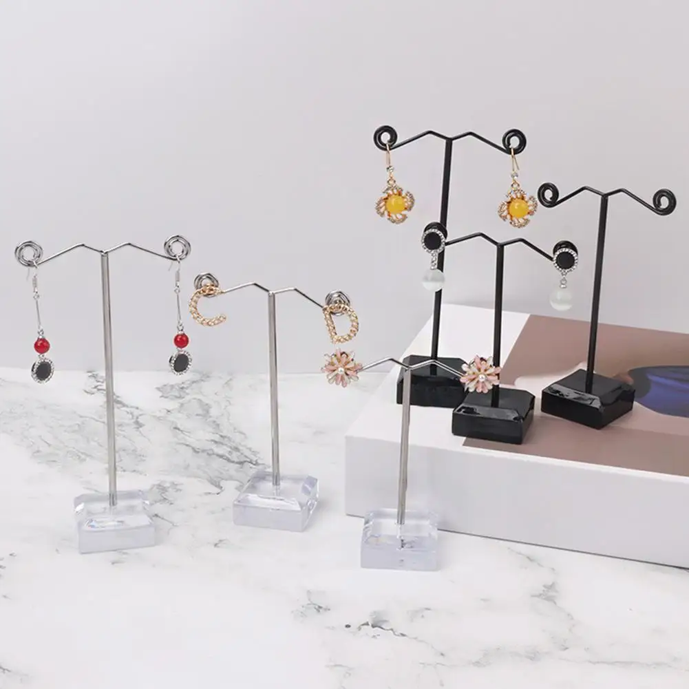 

3Pcs Jewelry Display Stands Artistic Detachable Stable Base Acrylic Earrings Pendants Bracelets Jewelry Holders Display Hanger