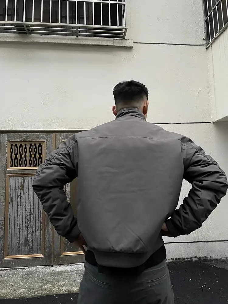 Gtal American Three-Proof Jacket Men's Autumn and Winter Fashion Brand High Sense Pu Shuai Cleanfit Quilted Baseball Uniform