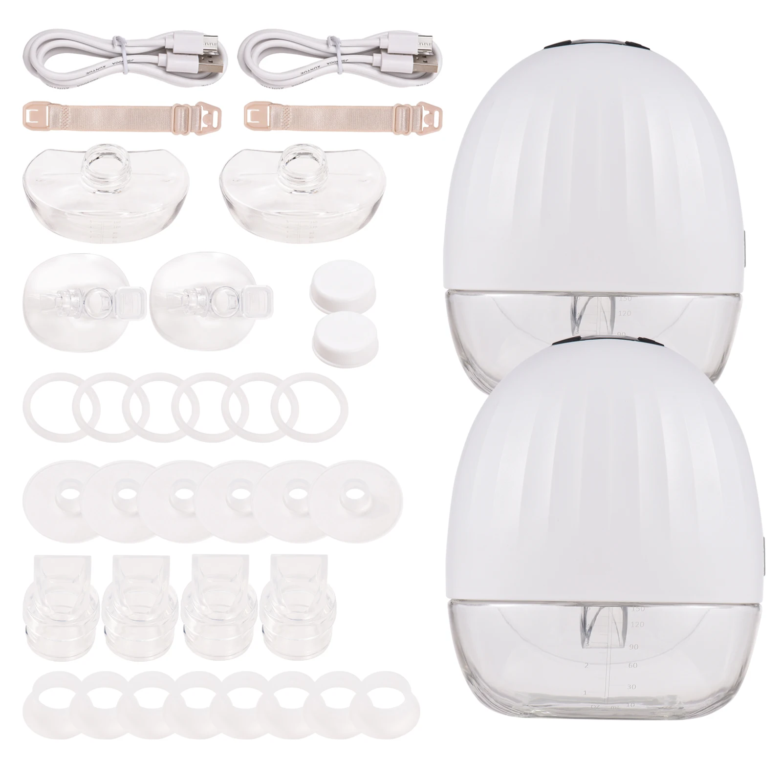 

Новый обновленный портативный молокоотсос без использования рук, электрические переносные молокоотсосы, без БФА, молокоотсос для грудного вскармливания