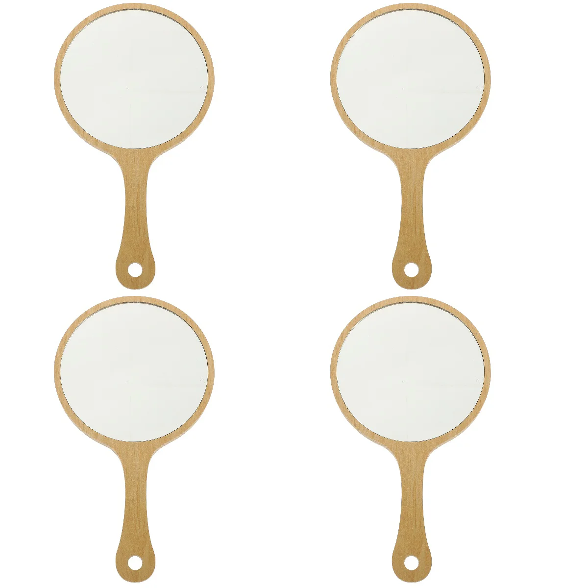 

4pcs Hand Mirror For Women Portable Mirror Hand Makeup Mirror Mirror Mirror For Women
