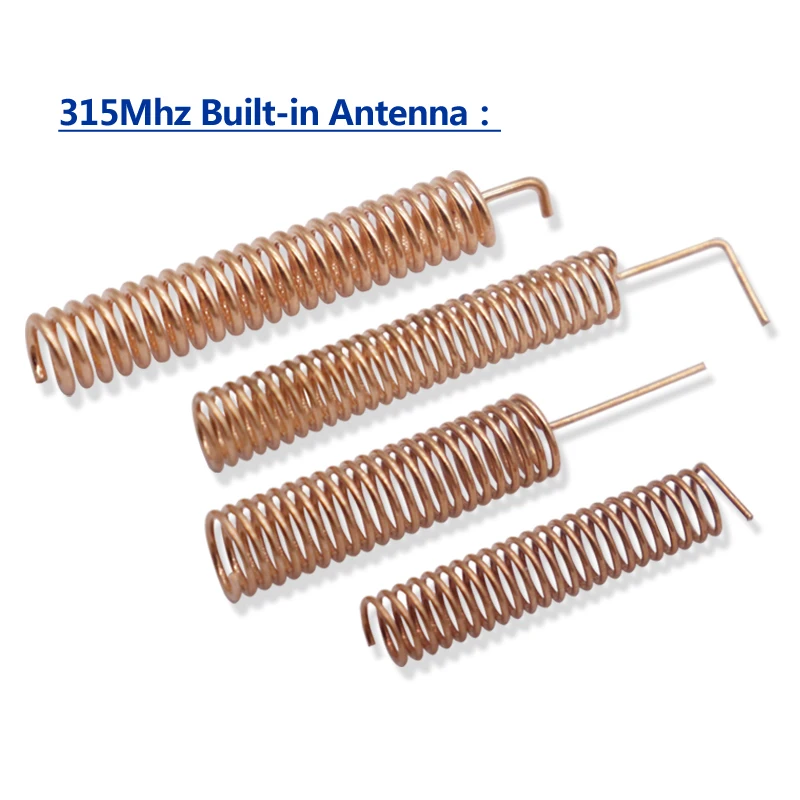 100pcs Remote Control 315Mhz 2dbi 3dbi Internal Helical Coil Aerial 315 Mhz Built-in Spring Antenna For Transmitter Receiver