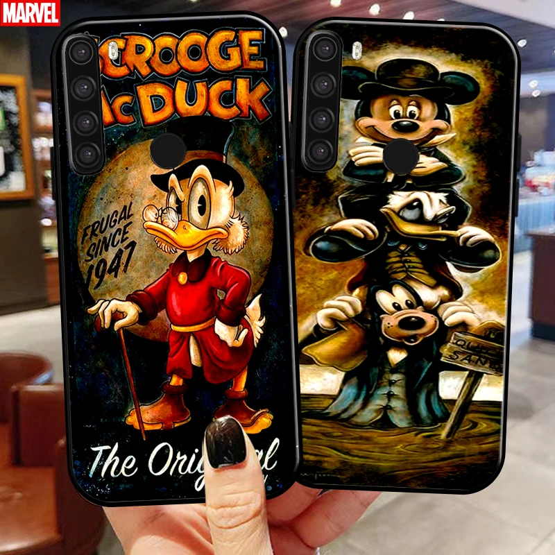 

Cute Don Donald Fauntleroy Duck For Xiaomi Redmi Note 8 8T 8 Pro For Redmi 8 8A Phone Case Back Liquid Silicon Funda Soft