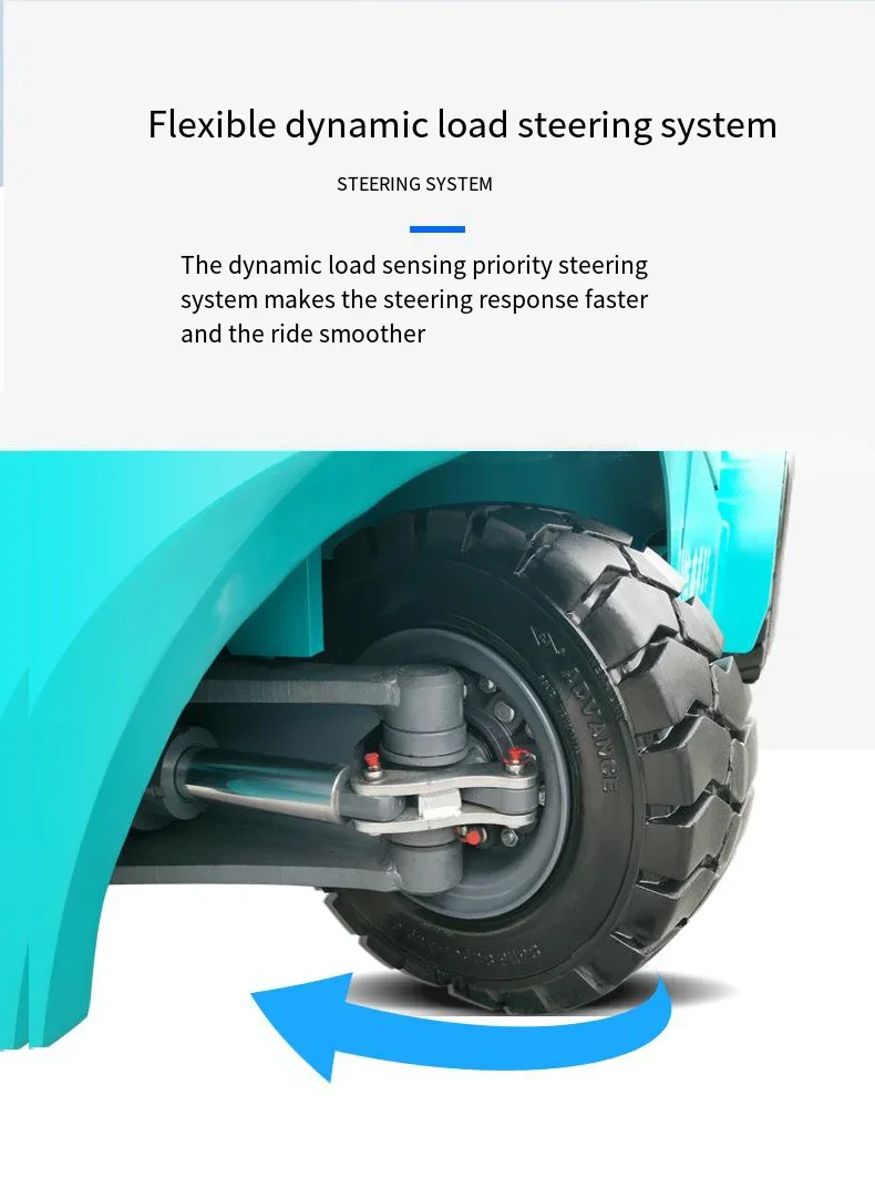 Высококачественный электрический литиевый вилочный погрузчик 48 В 1 5 т 2 3 тонны