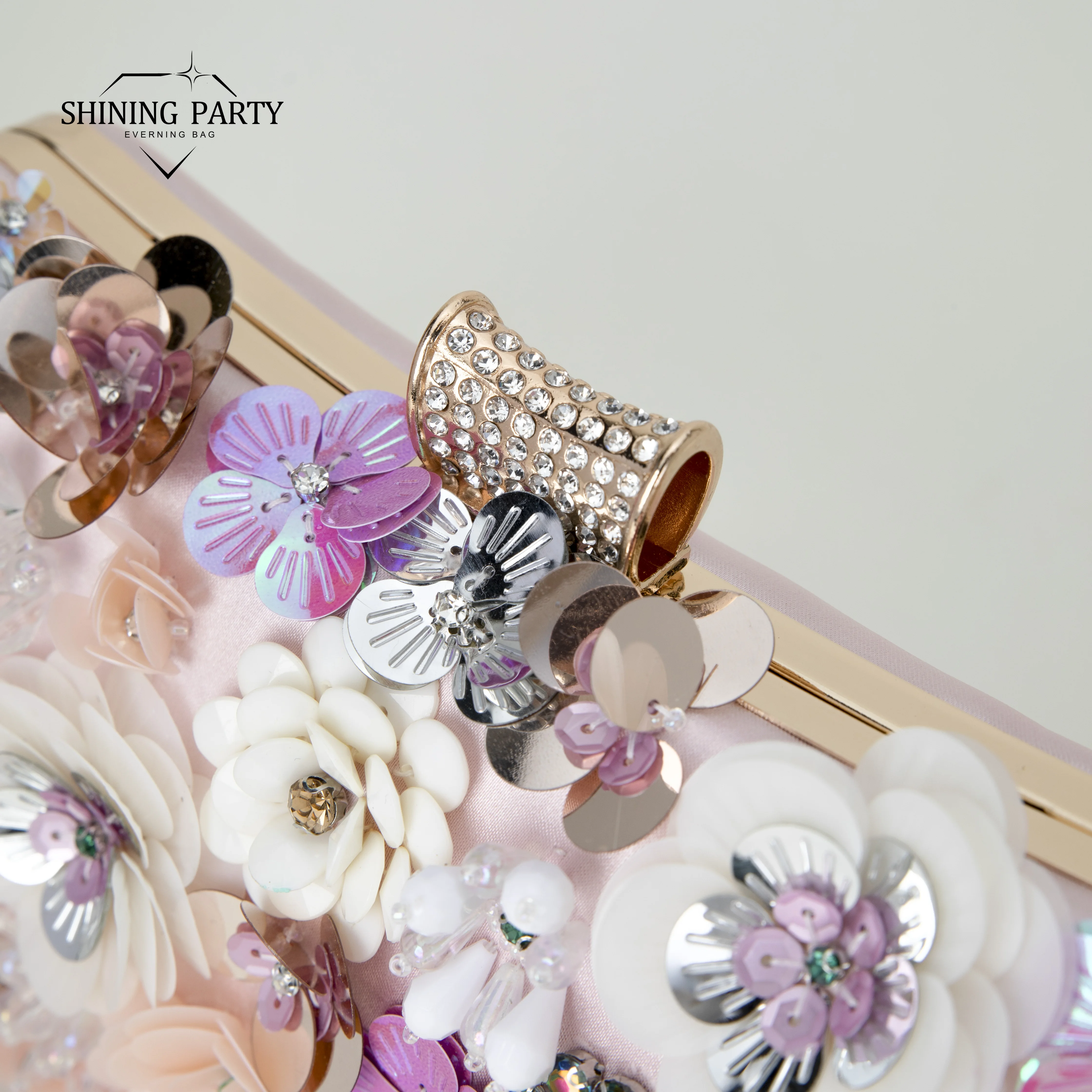 Элегантный Клатч С Цветочным Принтом Модная Вечерняя Сумка