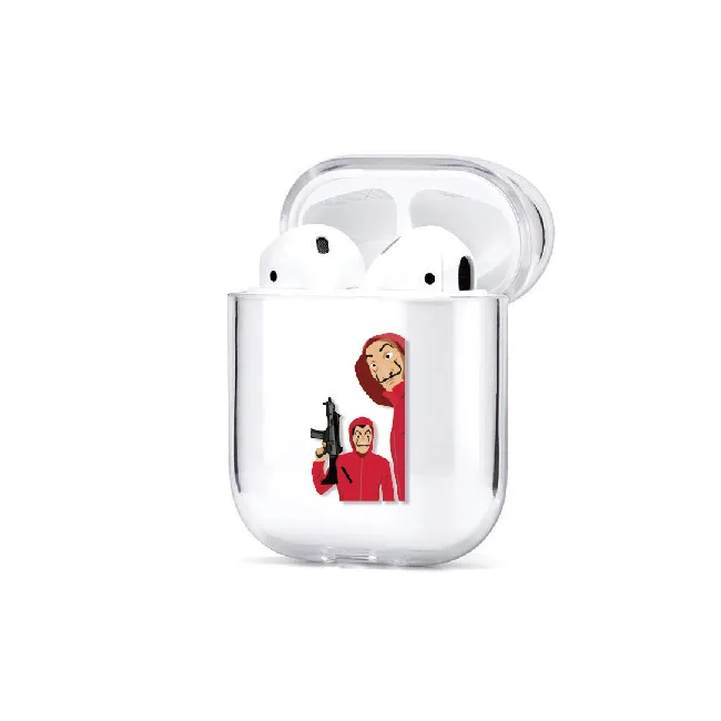 Чехол для наушников Aipods 1 2 мягкий прозрачный чехол Blutooth Airpods 3 |