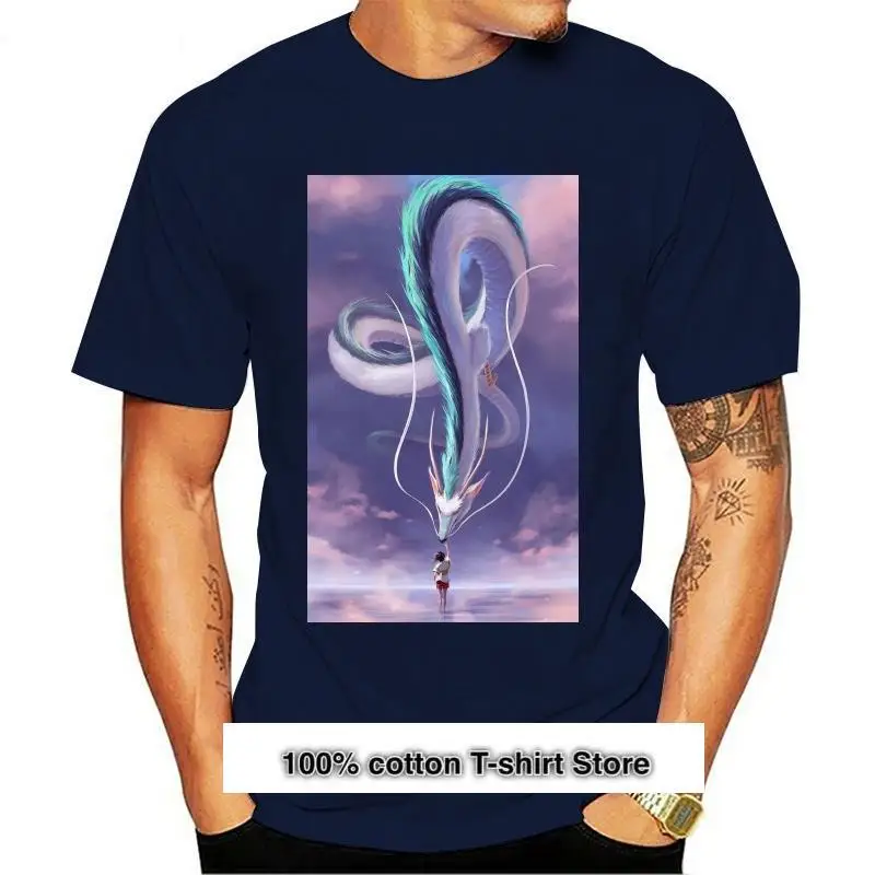 

Camiseta de Chihiro Spirited Away для mujer, algodón blancblanco S-3XL, camiseta informal de манга corta, novede 2019