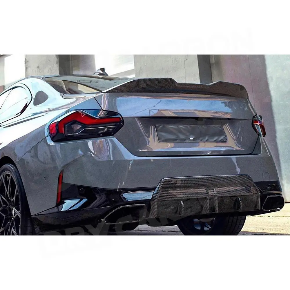 Глянцевый черный задний спойлер багажника с утконосом для BMW 2 серии G42 M235i M240i Coupe