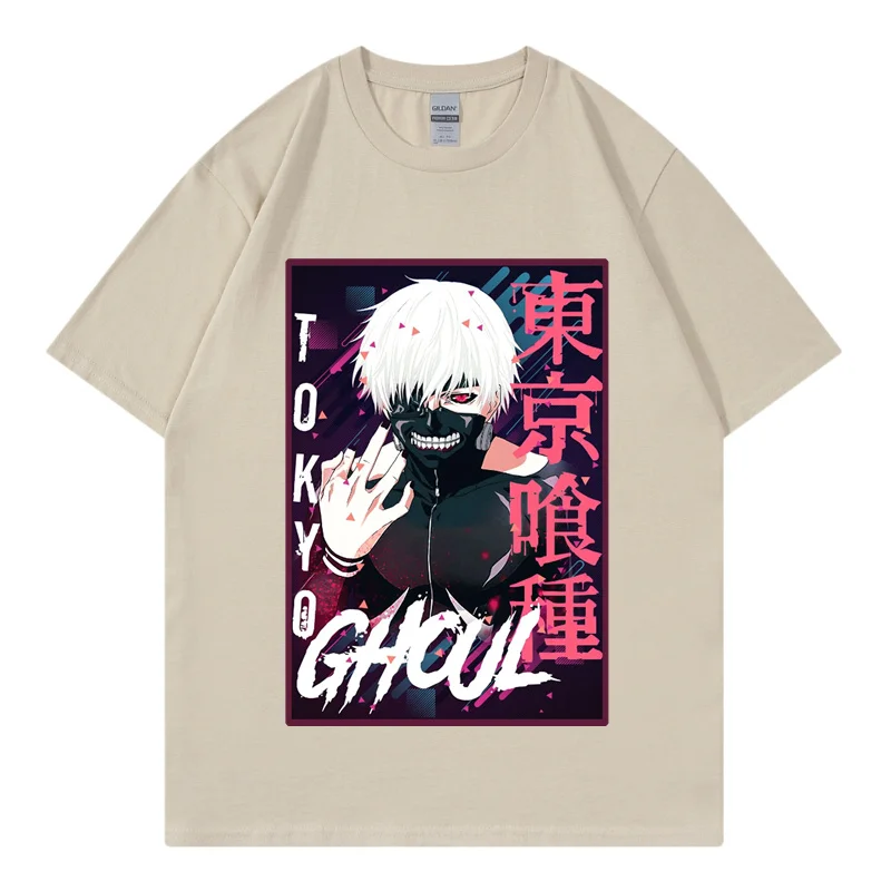 

Tokyo Ghoul Kaneki Ken Eyes Clothes Men T Shirt Grunge 2023 Anime Graphic Aesthetic Goth T-shirt Unisex Cartoon Tshirts Women