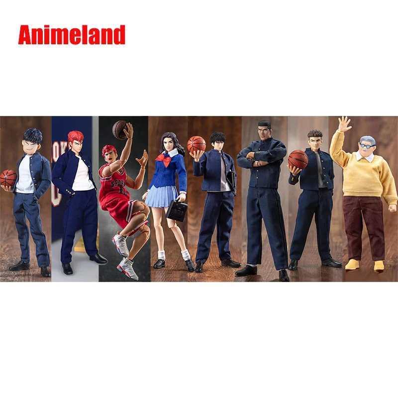 Dasin/Great Toys/GT Slam Dunk Hanamichi Sakuragi Kaede Rukawa Mitsui Hisashi Akagi Takenori Ryota Miyagi 1/12 PVC Action Figure