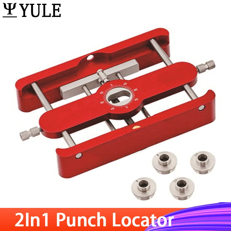 

Precision Mortising Jig and Loose Tenon Joinery Jig 2 in 1 Punch Locator Doweling Jig Connector Fastener Woodworking Tools Parts