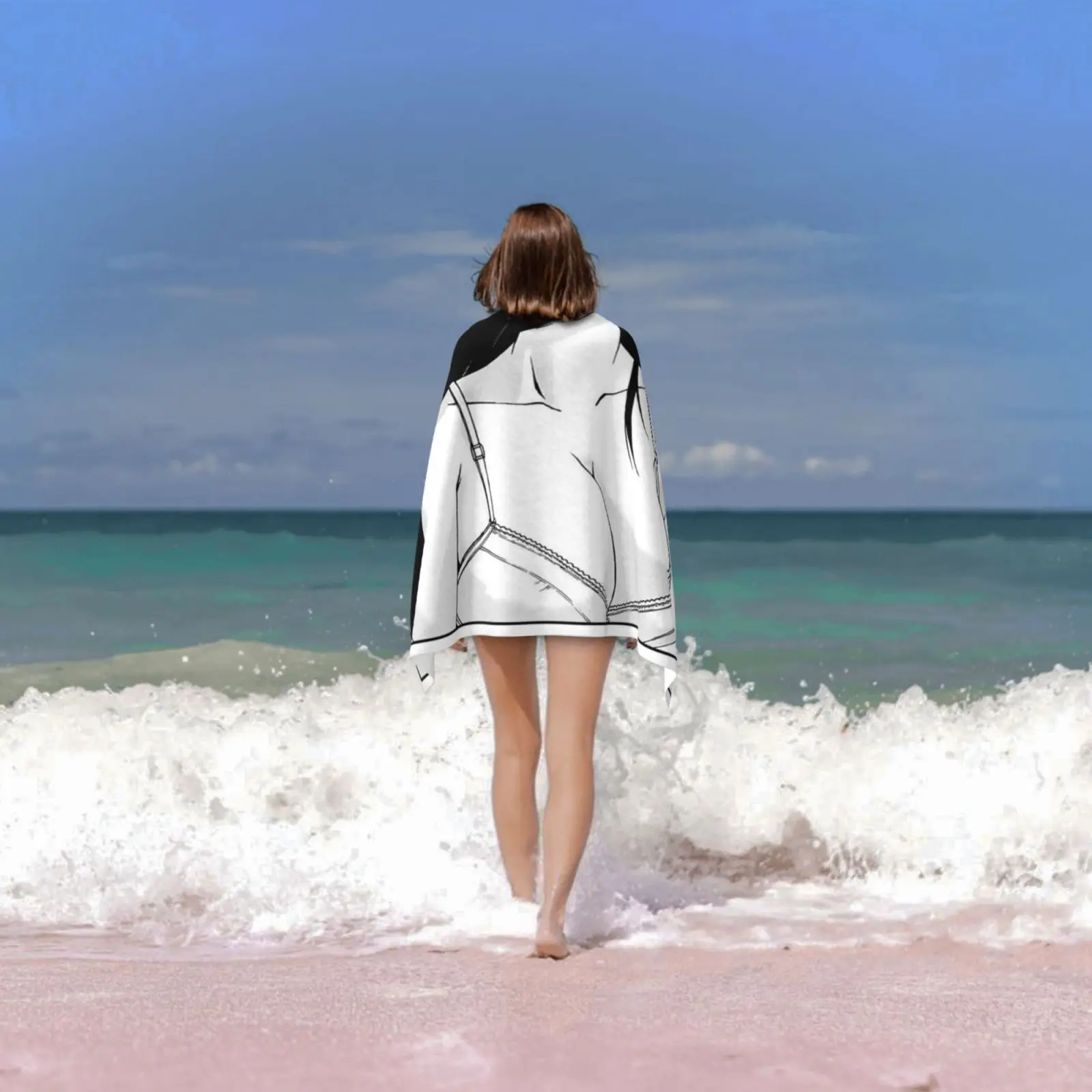 Эротическое полотенце на заказ эротическое банное с большими сосками |