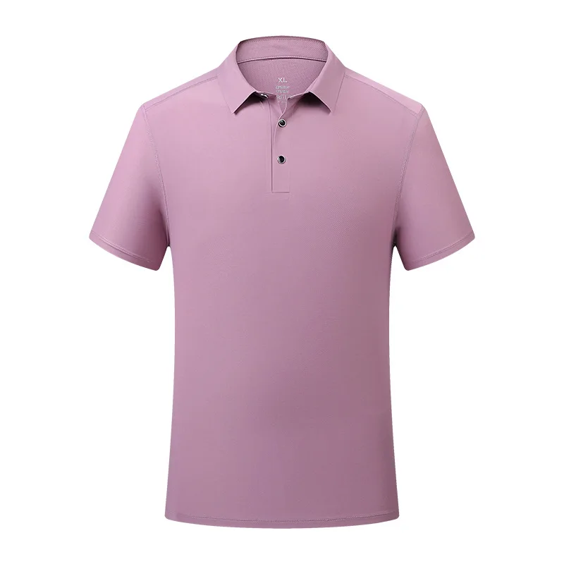 

Polo shirt 2022 summer men’s short-sleeved lapel solid color half-sleeved loose large men’s t-shirt