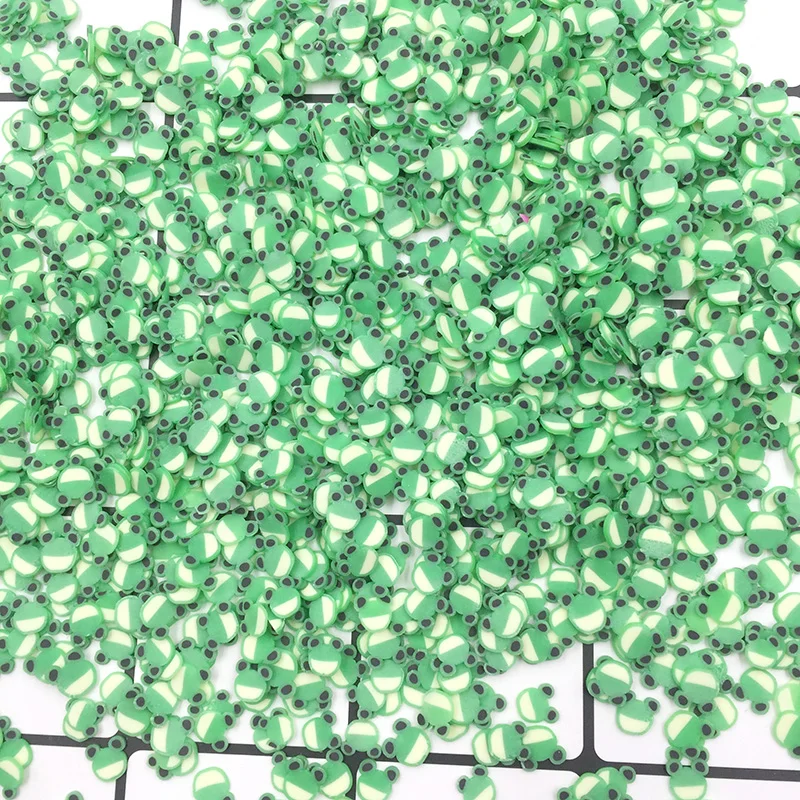 3d-ломтики головы лягушки 100 г полимерная глина Поливочные Ломтики для творчества