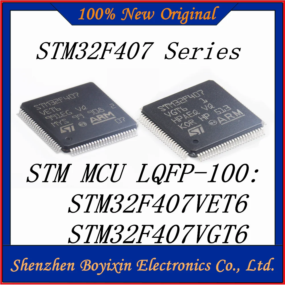 

STM32F407VET6 STM32F407VGT6 STM32F407VE STM32F407VG STM32F407V STM32F407 STM32F STM32 STM IC MCU Chip LQFP-100