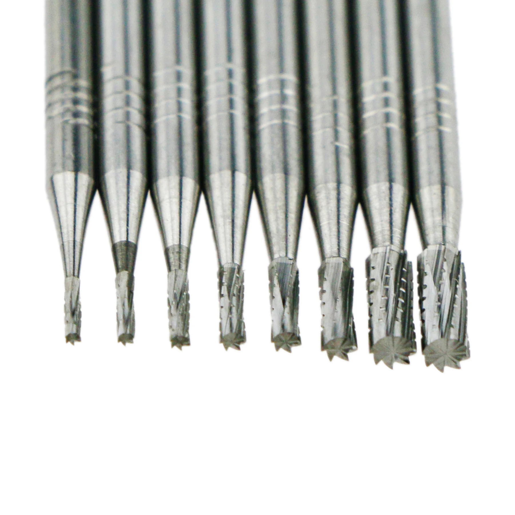 5 шт. Волновые зубные сверла плюс из твердого сплава с плоским продольным разрезом для низкоскоростной прямой конусной насадки с прямой носовой конусной ручкой 2,35 мм на.