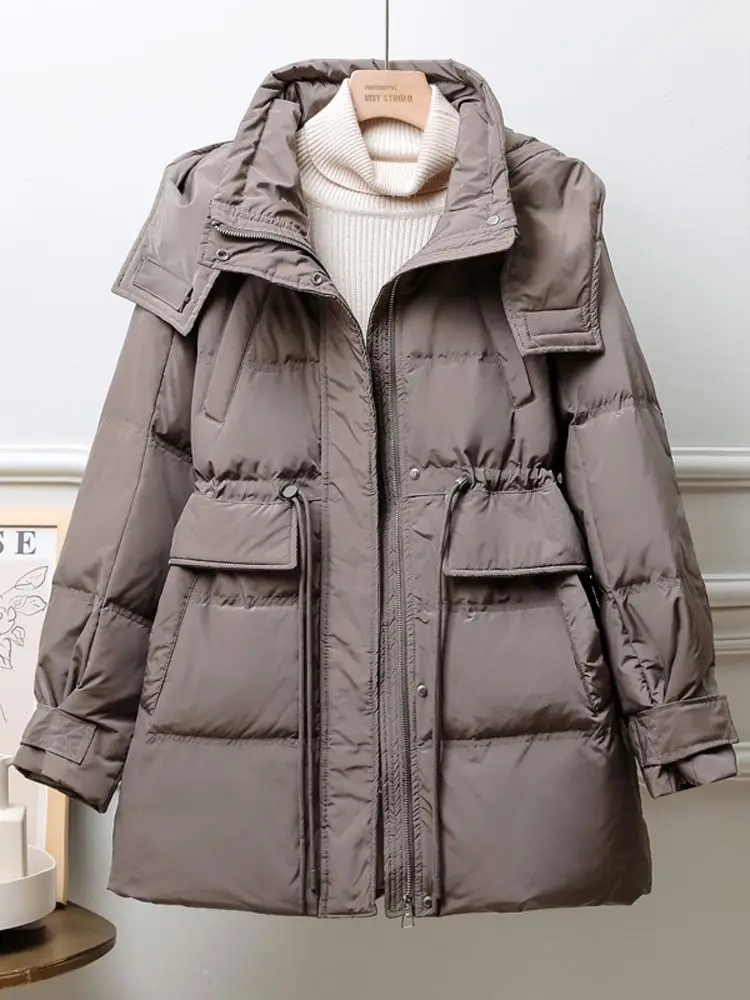New Women Down Jacket White Duck Down Jackets Winter Warm Coats And Parkas Female Outwear