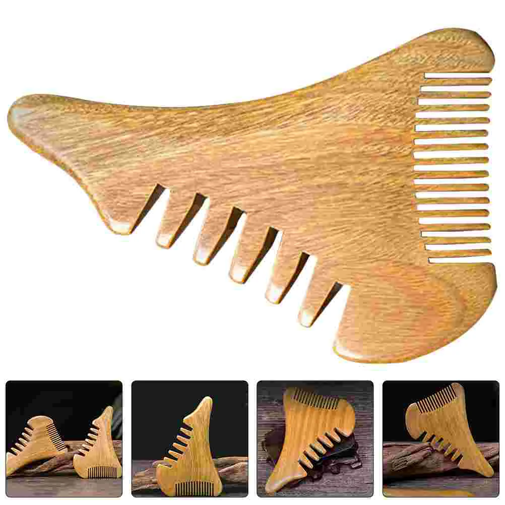 Wooden Head Comb No Static Comb Hair Scalp Comb Scalp Comb Scalp Comb
