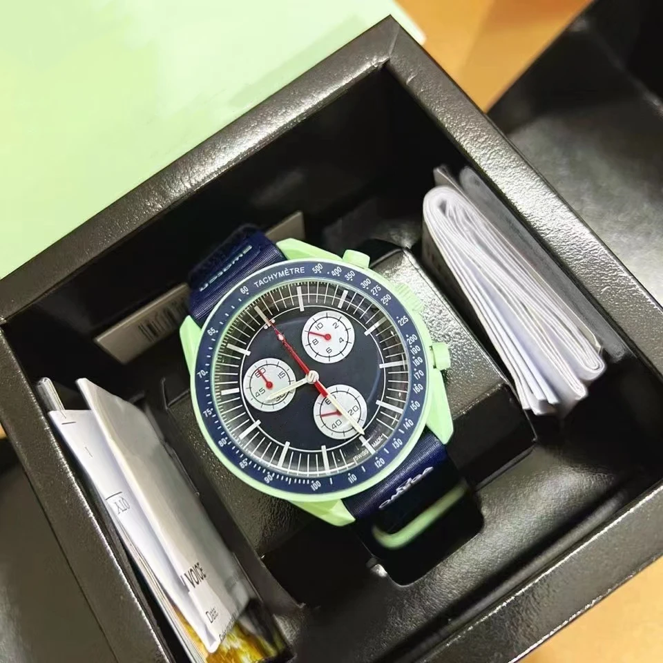 

Luxury Designer Planet Man Quartz Watch Top Quality Man Business Casual Leather Watch Men's Watch Party Gifts For Men